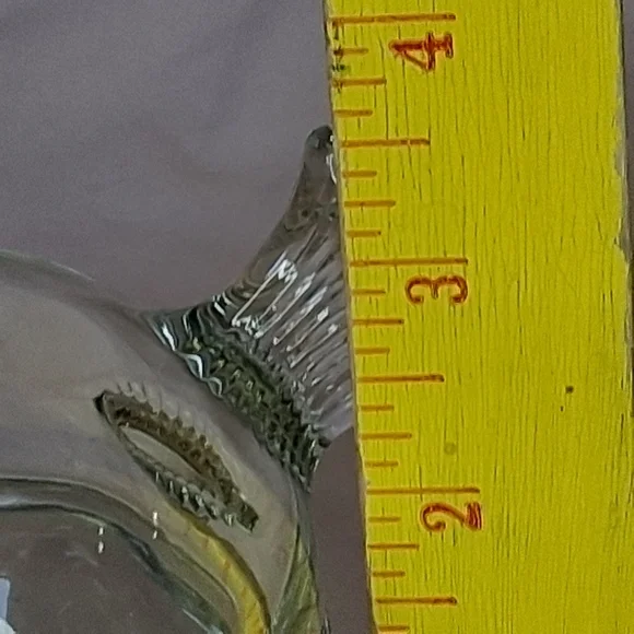 Anchor Hocking Clear Glass Blow Puffer Fish Trinket Jar Glass Box Nautical Beach - Picture 9 of 10